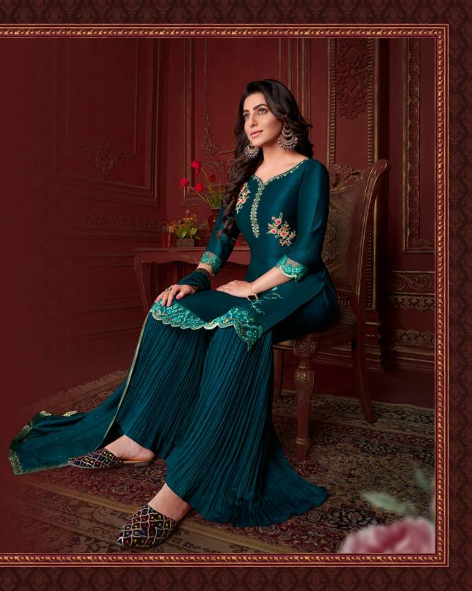 Lily And Lali Malang Festive Wear Wholesale Ready Made Suit Collection